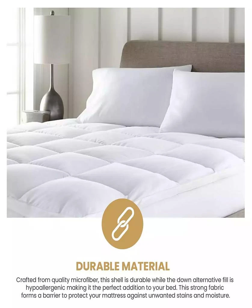 Superior 2-Inch Down Alternative Mattress Pad Topper 9
