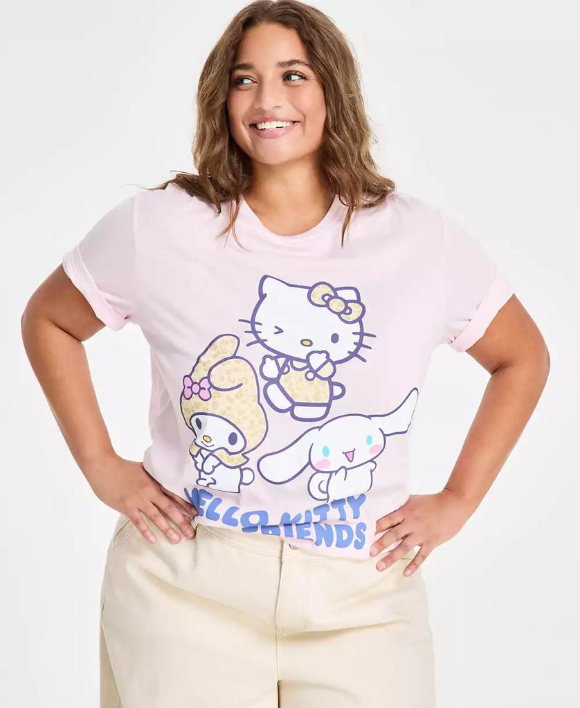 Love Tribe Trendy Plus Size Hello Kitty & Friends Graphic T-Shirt