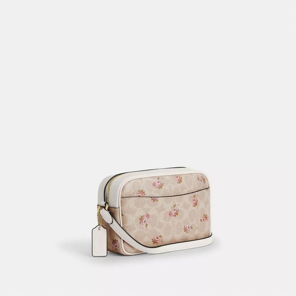 パステルカラー☆花柄【COACH】Jamie Camera Bag ショルダー♪ COACH® Outlet | Jamie Camera Bag In Signature Canvas With