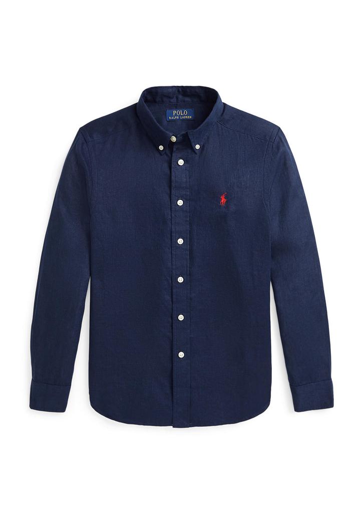Ralph Lauren Boys 8-20 Linen Shirt