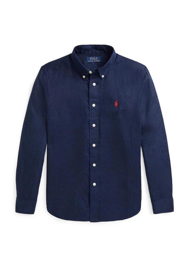 Ralph Lauren Boys 8-20 Linen Shirt 1