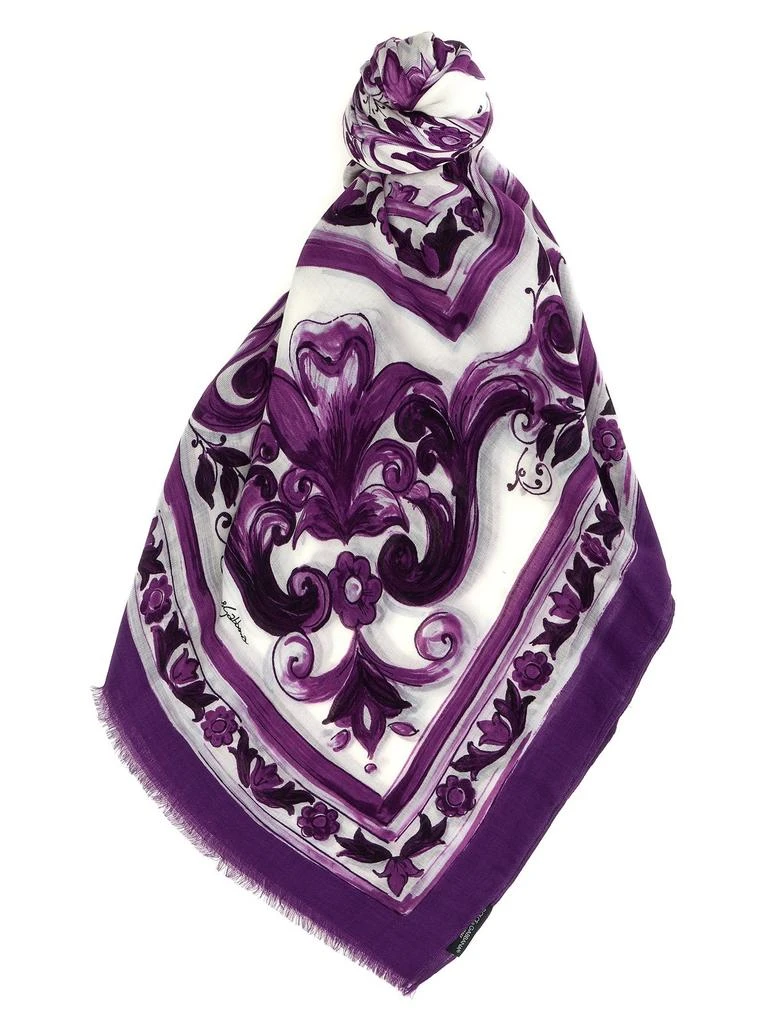 Dolce & Gabbana Dolce & Gabbana Maiolica Print Scarf 1