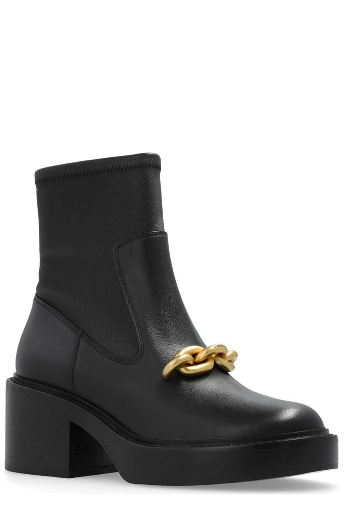 Coach Coach Chain Detailed Ankle Boots 2