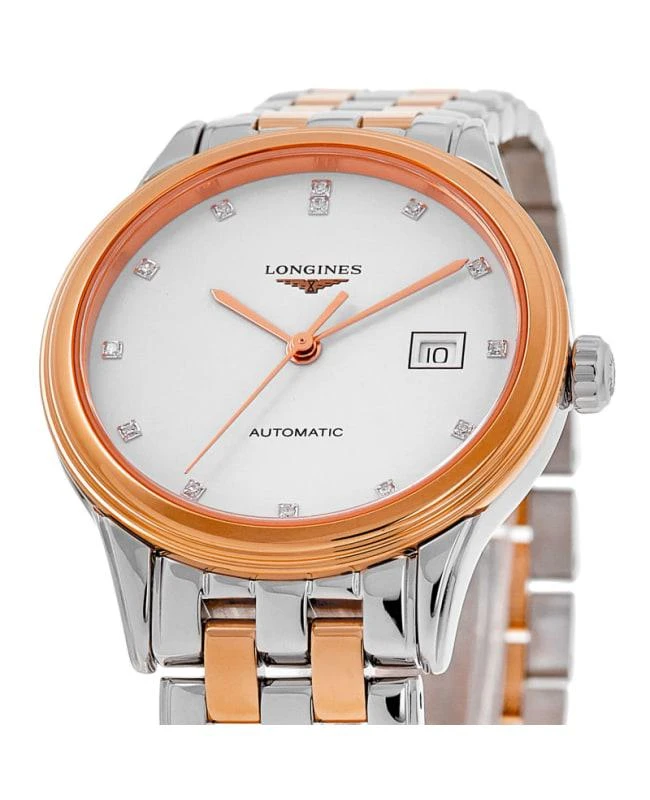 Longines Longines Flagship Automatic 30mm White Diamond Dial Two Tone  Women's Watch L4.374.3.99.7 2