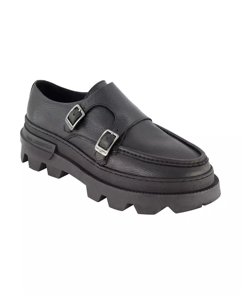 Karl Lagerfeld Black Woven Men\'s Loafers Home | Karl Lagerfeld Paris Men main image 3