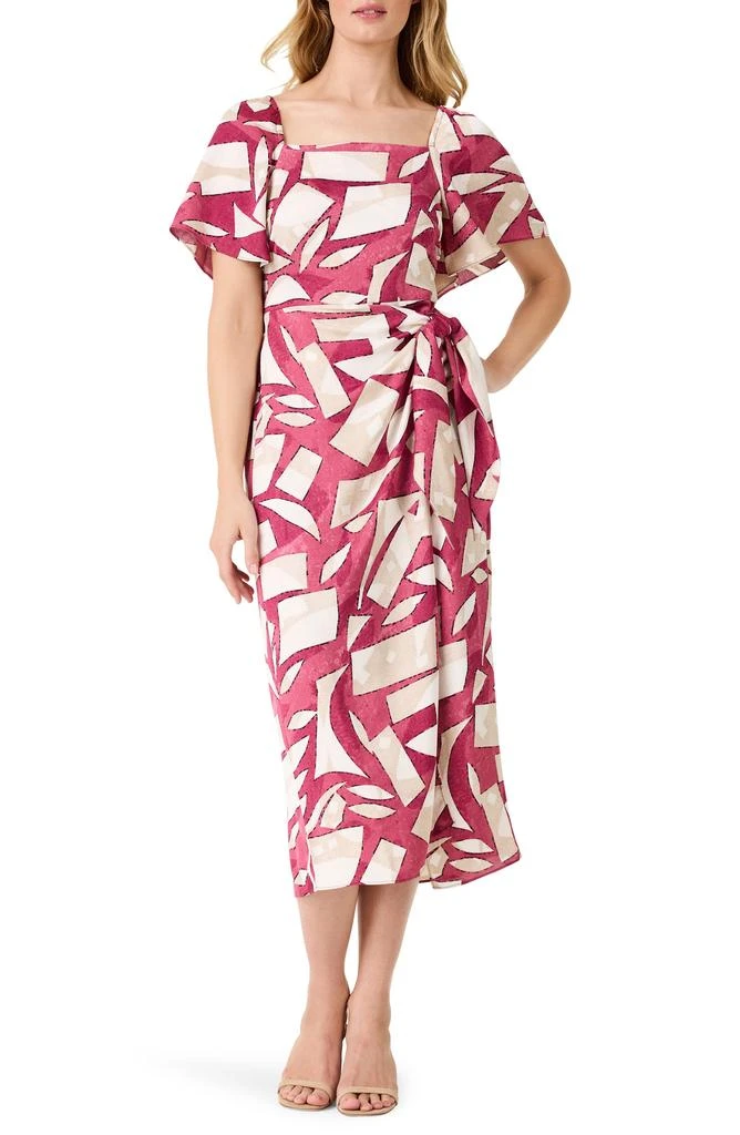 Shadow Blocks Wrap Skirt Midi Dress  On Sale Now with Up to 75% Off |  Discover Exclusive Deals & Savings at BeyondStyle  Authentic NIC+ZOE  dresses|regular & petite|women|clothing|female|dress with Limited-Time  Discounts,