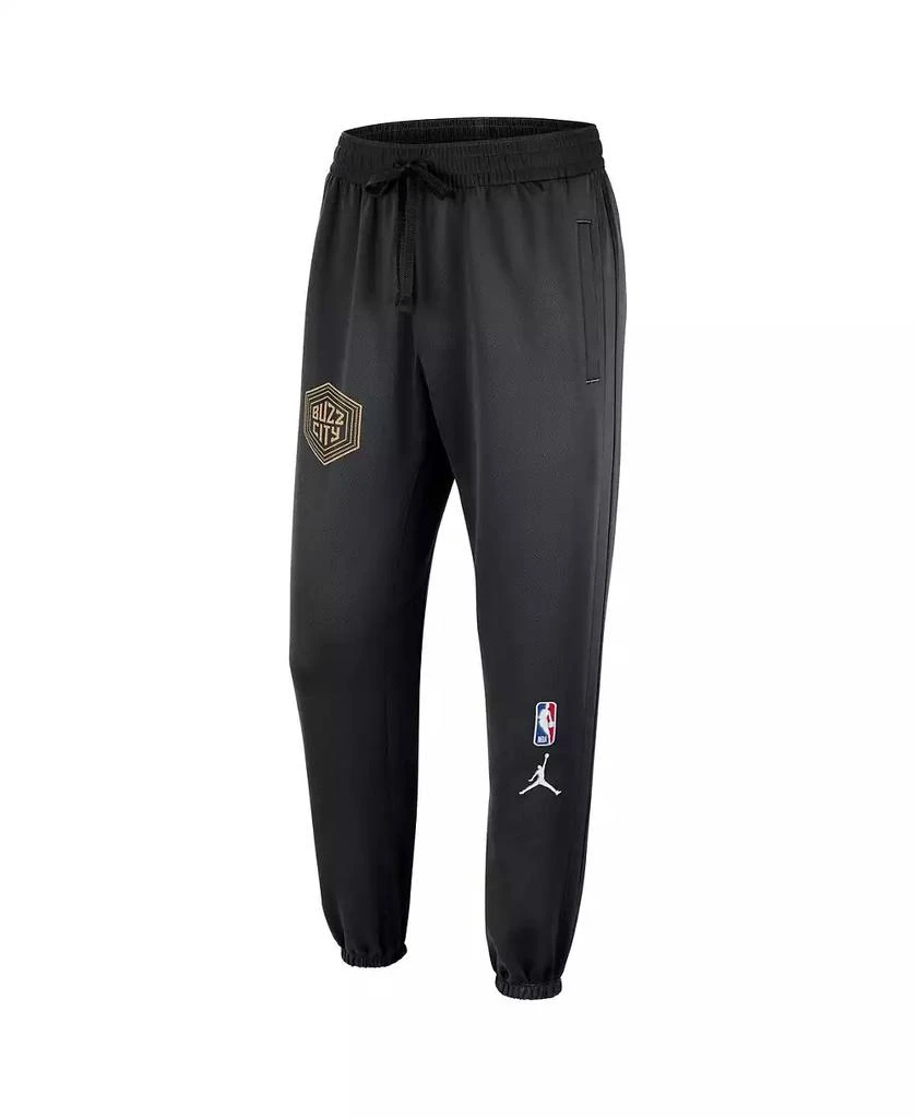 Jordan Men's Black Charlotte Hornets 2022/23 City Edition Showtime ThermaFlex Sweatpants 2