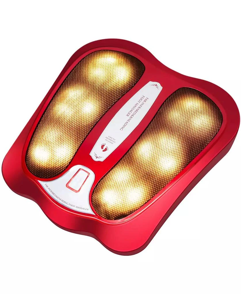SUGIFT Shiatsu Heated Electric Kneading Foot and Back Massager-Red 8
