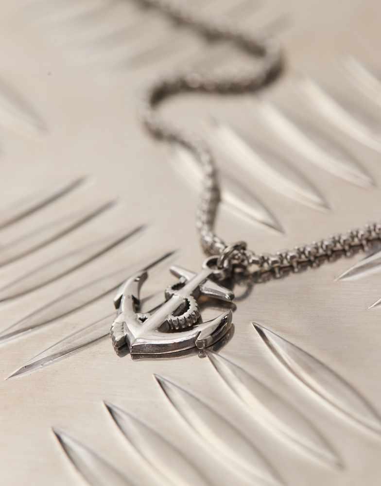 CLASSICS 77 Classics 77 anchor pendant necklace in silver