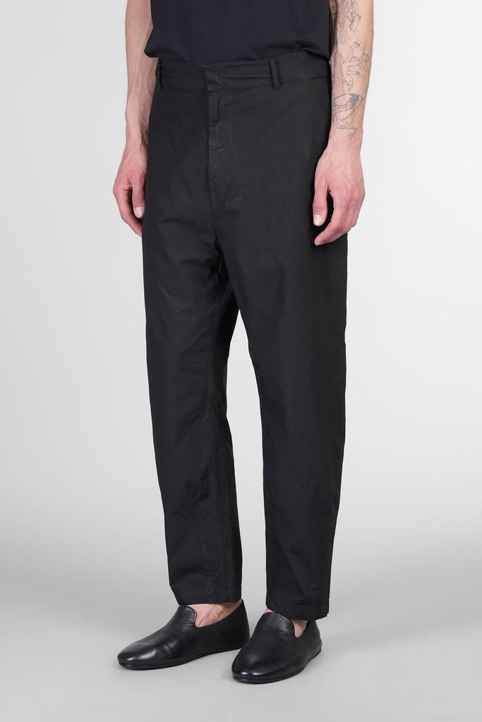 MAURO GRIFONI Pants In Black Cotton