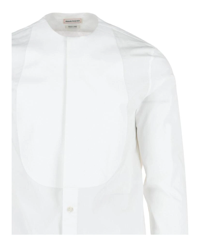Alexander McQueen Collarless Tuxedo Shirt 3