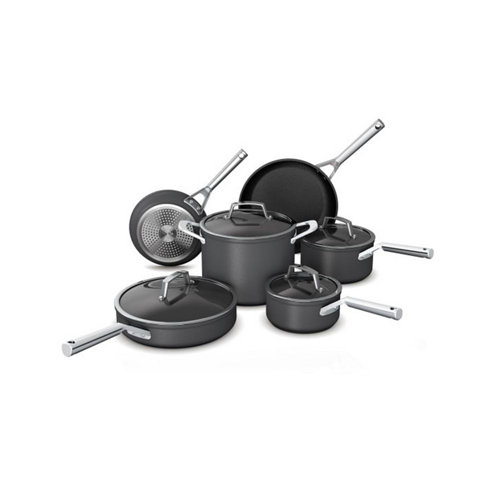 Ninja NeverStick Premium Hard-Anodized Cookware Set, 10 Piece