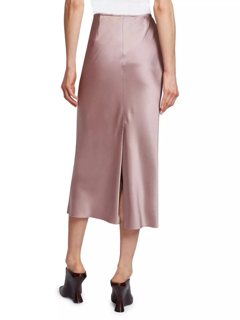 Dries Van Noten Sati Satin Bias-Cut Midi-Skirt 5