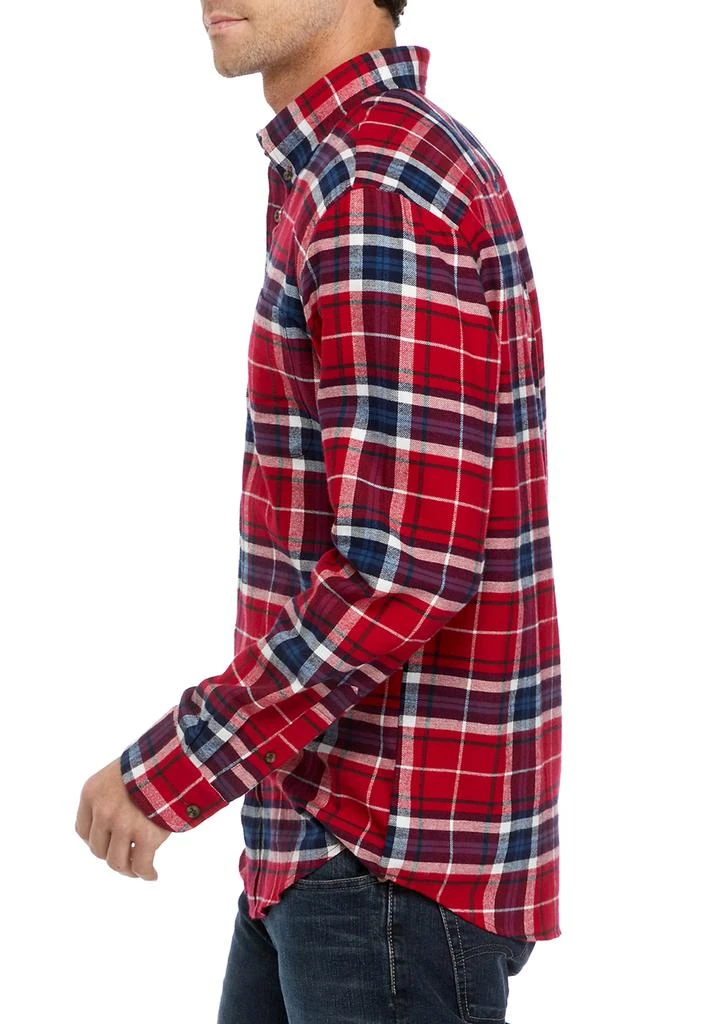 Saddlebred® Long Sleeve Flannel Plaid Button Up Shirt 3