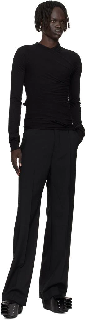 Rick Owens Black Concordians Hollywood Banana LS T-shirt 4