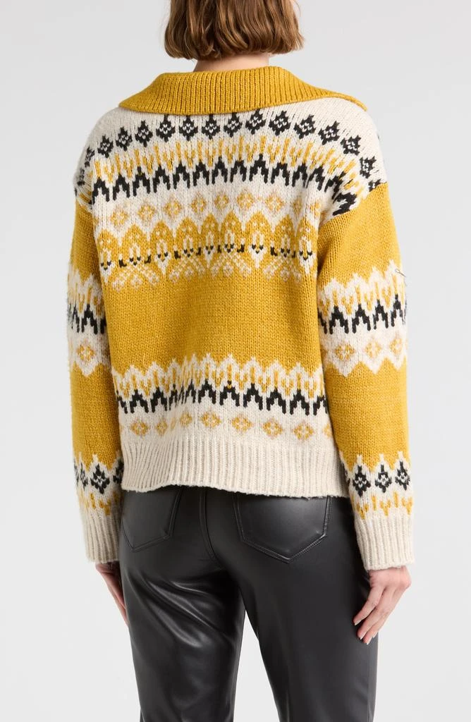 RDI Johnny Collar Fair Isle Sweater 2