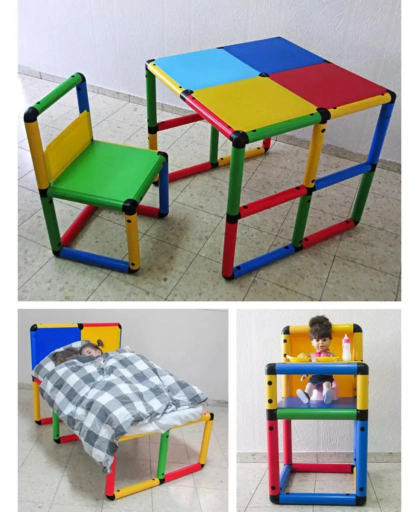 Funphix Create and Play Life Size Structures Deluxe Set, 296 Pieces 5