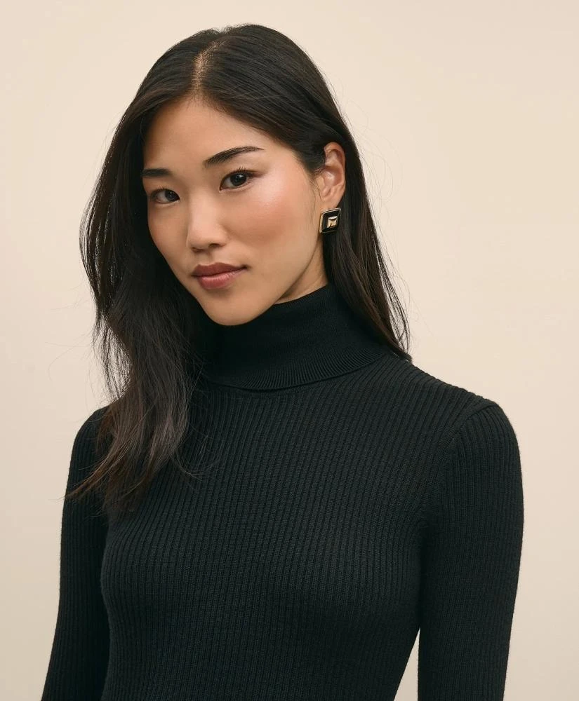 Brooks Brothers Merino Wool Turtleneck Dress 2