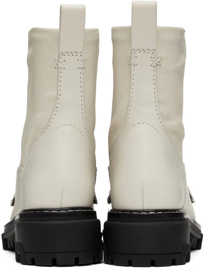 Rag & Bone White Shiloh Ankle Boots 2