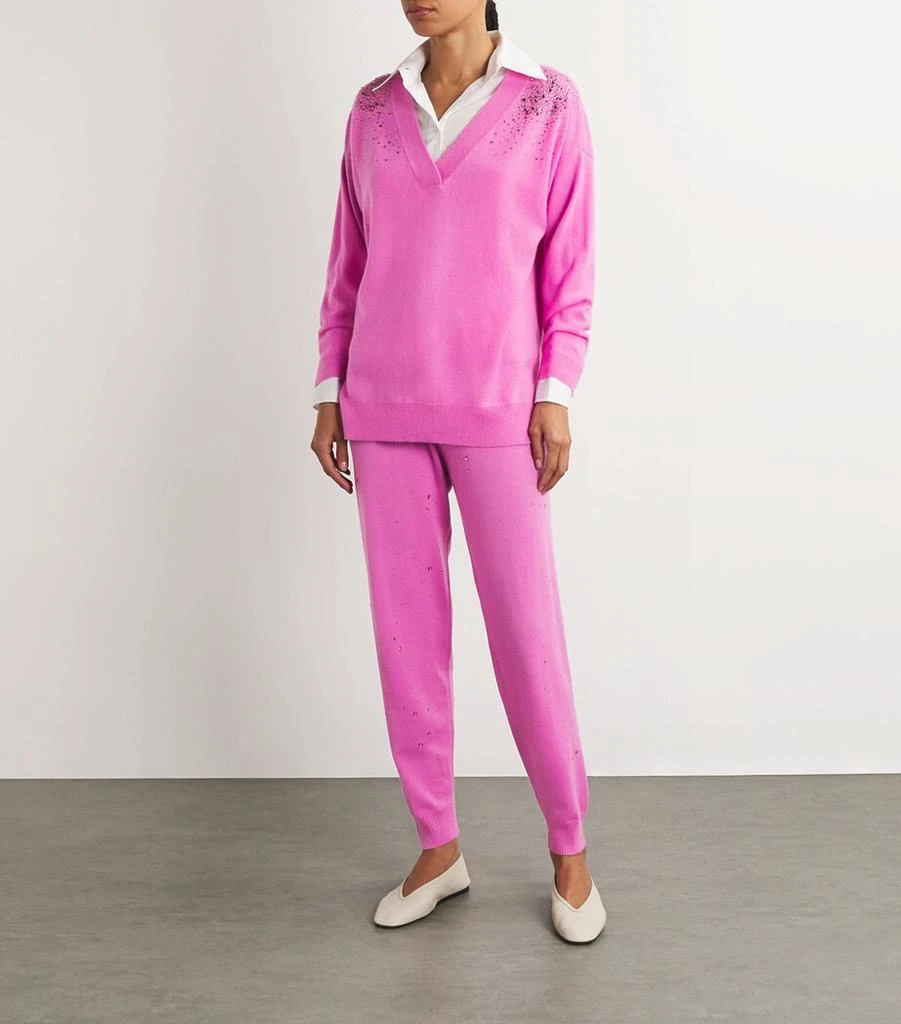 William Sharp Cashmere Nebula Crystal-Embellished Sweater 2