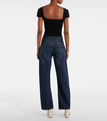 Khaite Kerrie mid-rise wide-leg jeans 3