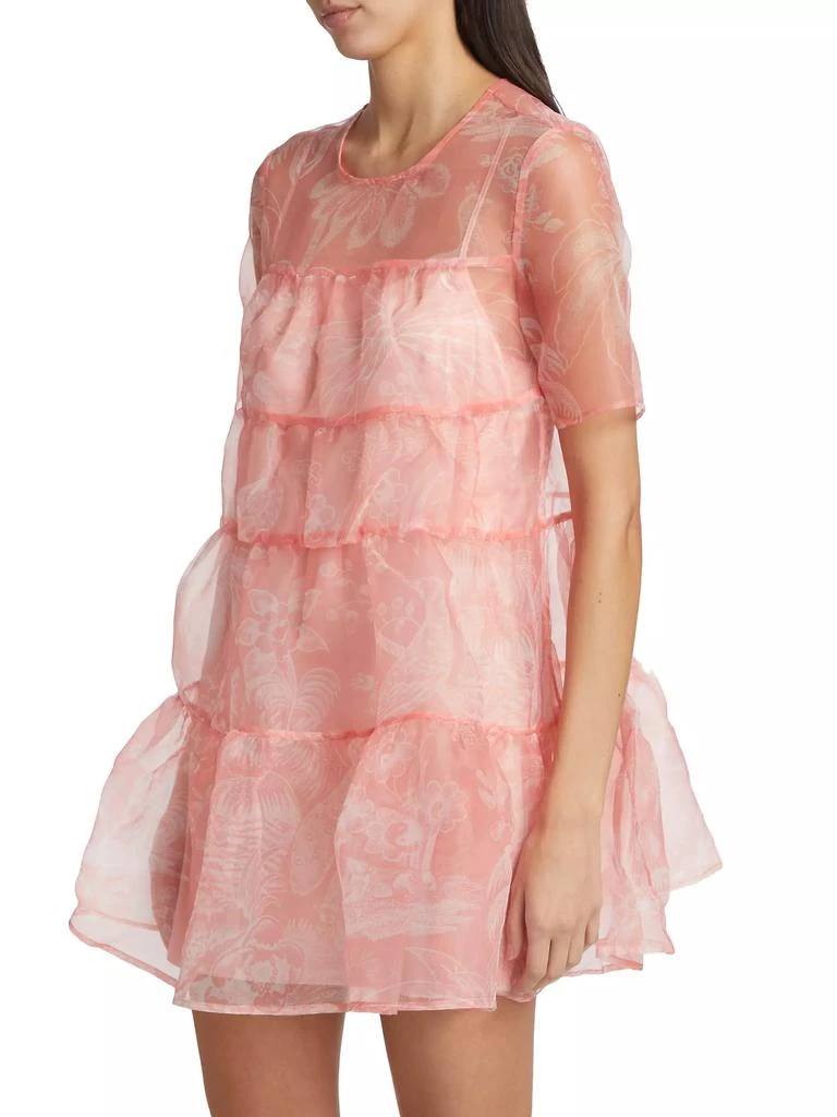 Staud Mini Hyacinth Babydoll Dress 4