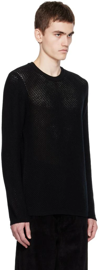 3MAN Black Crewneck Sweater 2