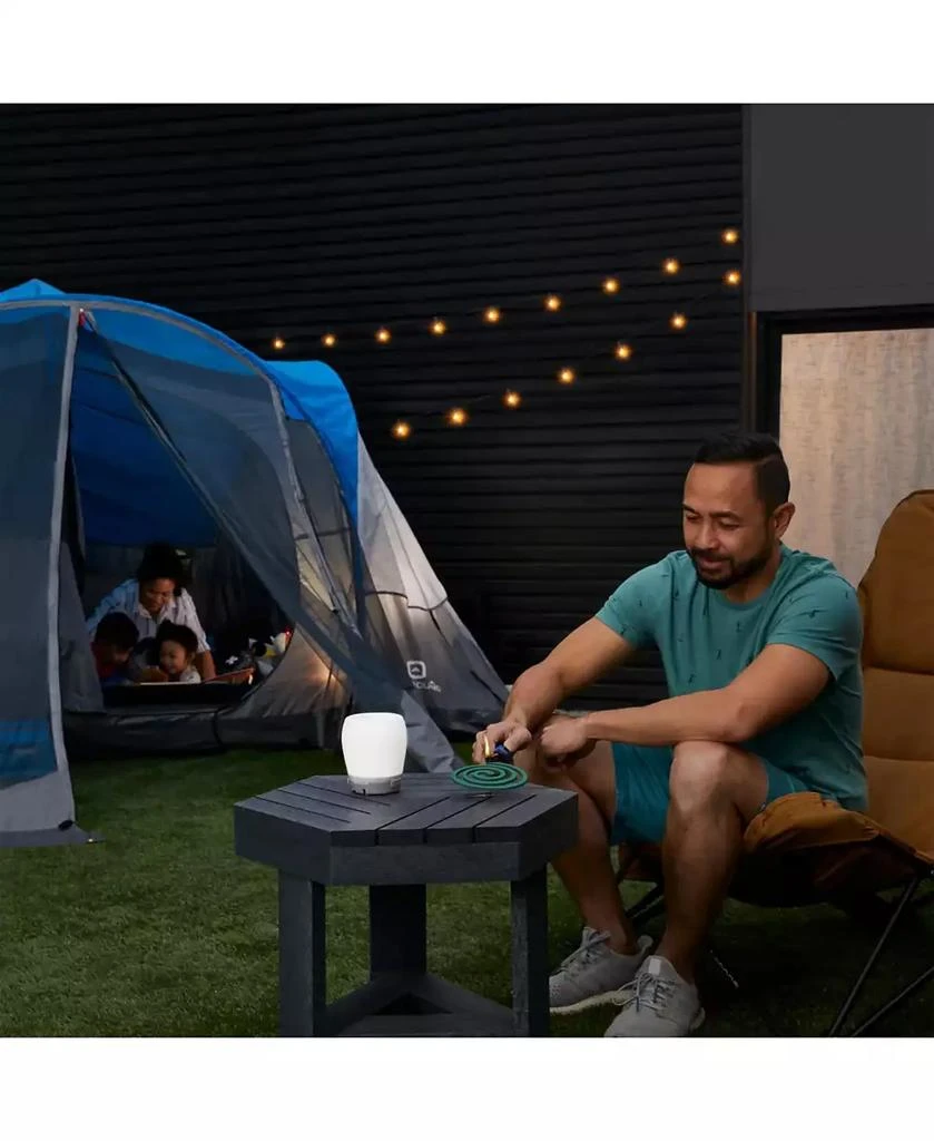 Outbound 8 Person 3 Season Easy Up Camping Dome Tent with Rainfly
Porch, Blue 2