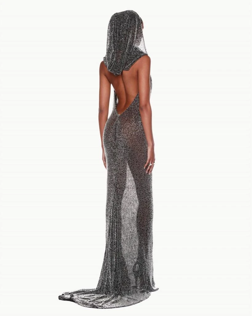 BRONX AND BANCO Bronx And Banco - AMALIA NOIR BEADED GOWN 6