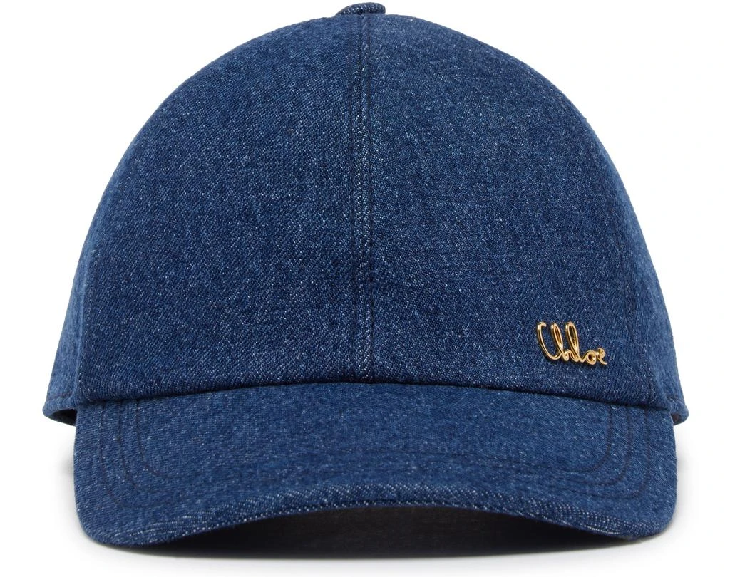 Chloé Chloé iconic denim cap 3
