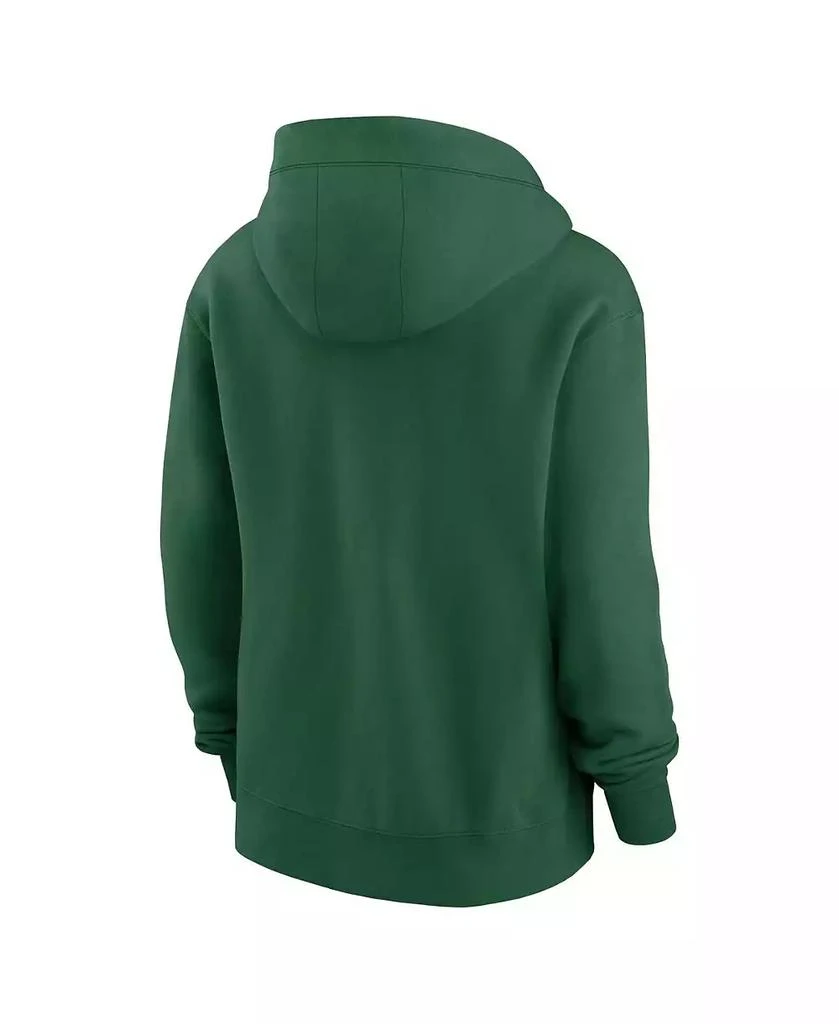 NIKE Women's Green New York Jets Phoenix Hoodie Full-Zip Sweatshirt 3