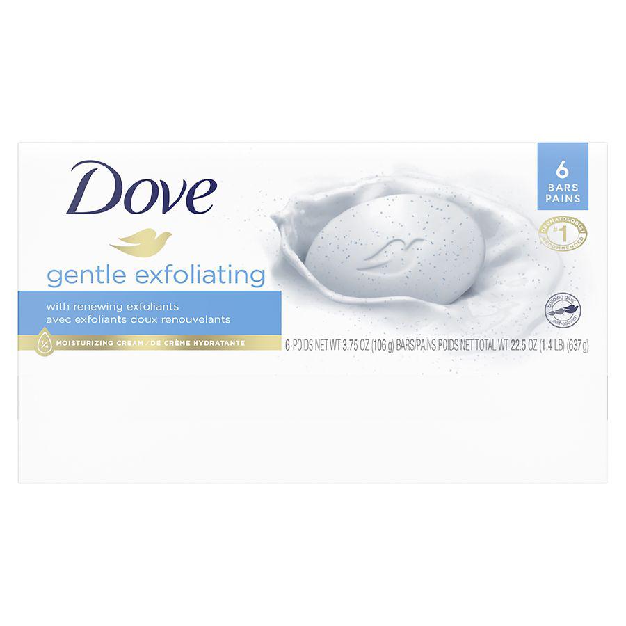 Dove Beauty Bar Gentle Exfoliating With Mild Cleanser Gentle Exfoliating