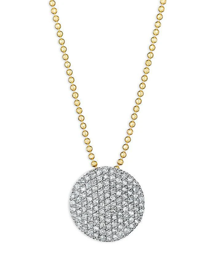 Phillips House 14K Yellow Gold Diamond Infinity Necklace, 16-18"