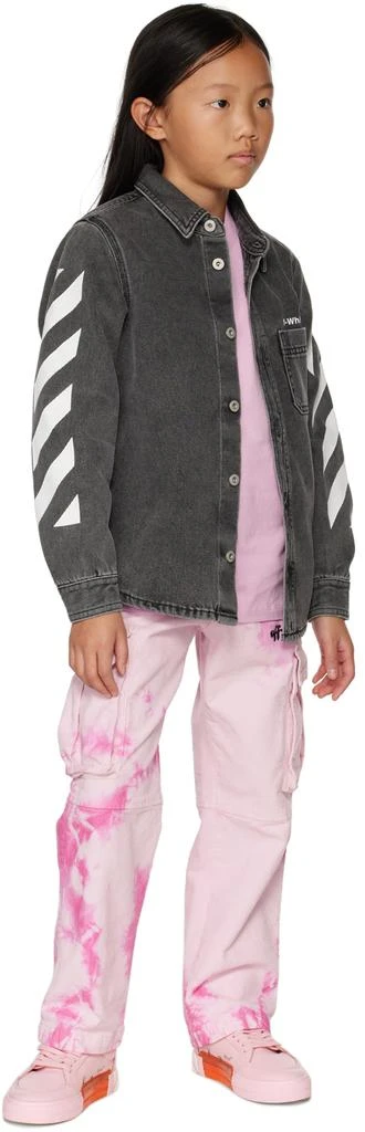 Off-White Kids Gray Arrows Denim Shirt 4