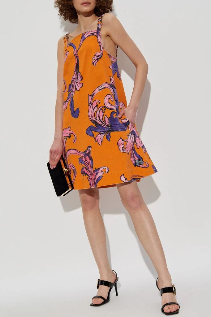 Versace Versace Jeans Couture Baroque Print Dress 2
