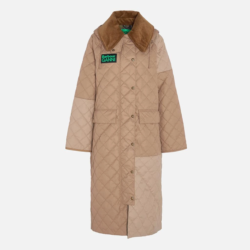 Barbour x GANNI Barbour x GANNI Burghley Quilted Recycled Shell Coat 6
