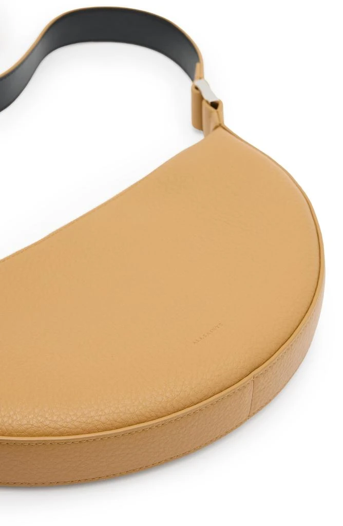 ALL SAINTS Half Moon Leather Crossbody Bag 6