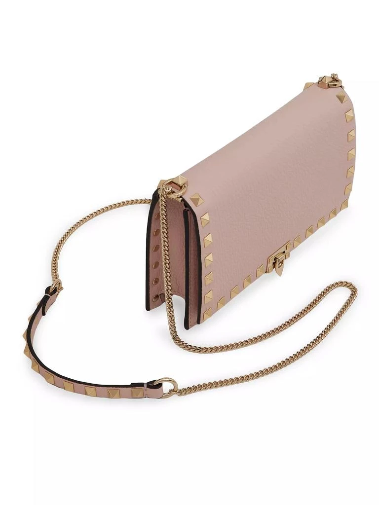 Valentino Grainy Calfskin Pouch With Rockstud Chain 6