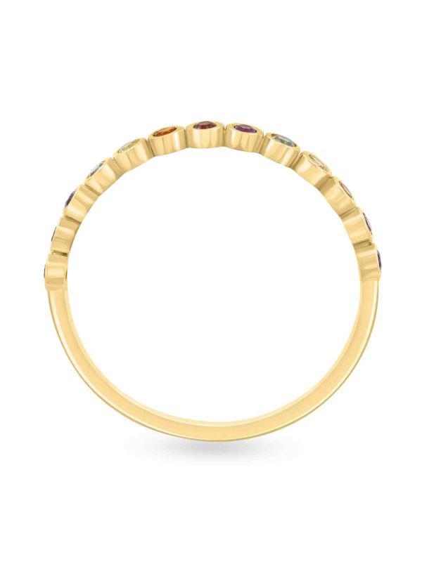 Saks Fifth Avenue 14K Yellow Gold & Multi-Stone Ring