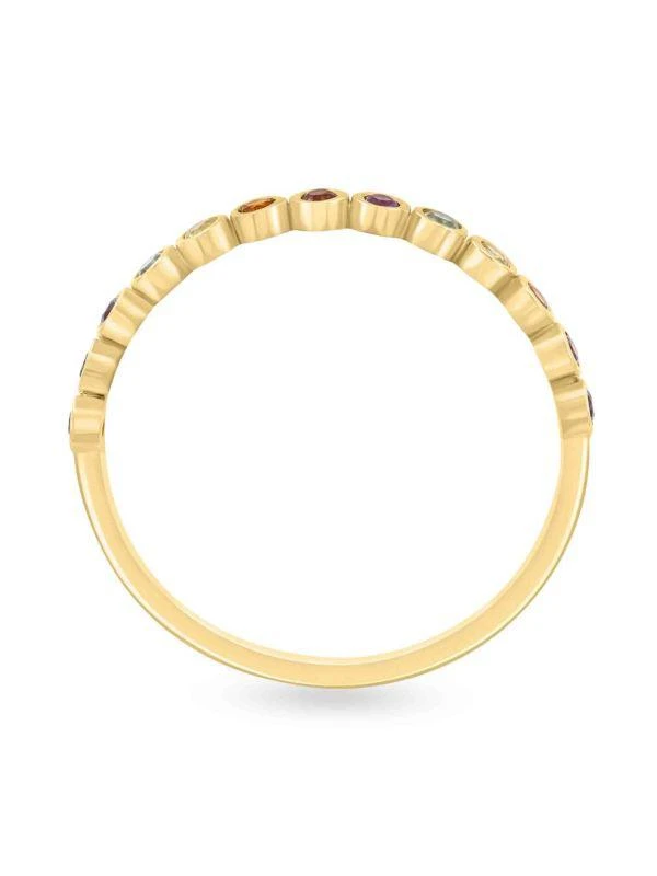 Saks Fifth Avenue 14K Yellow Gold & Multi-Stone Ring 2