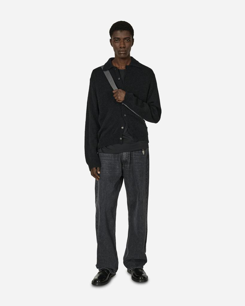 Our Legacy Fuzzy Alpaca Evening Polo Black Black 50 - Polo