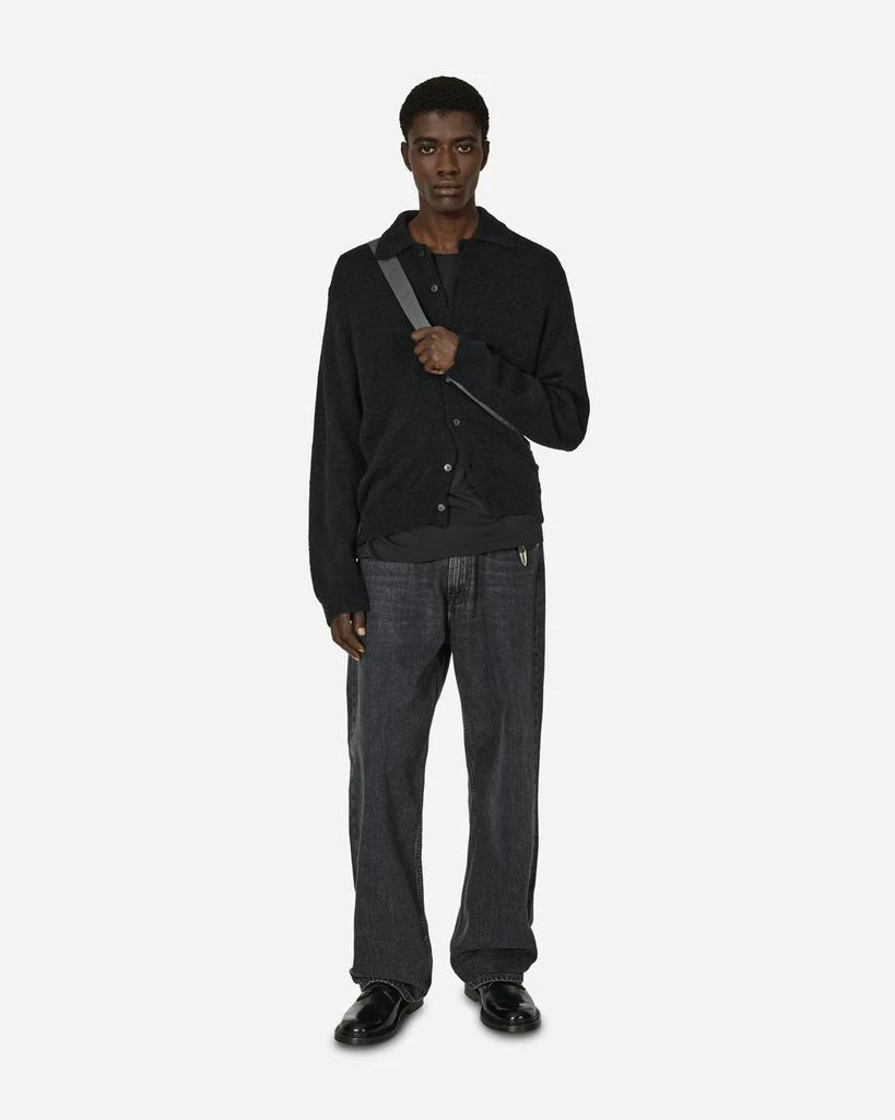 Our Legacy Fuzzy Alpaca Evening Polo Black 4