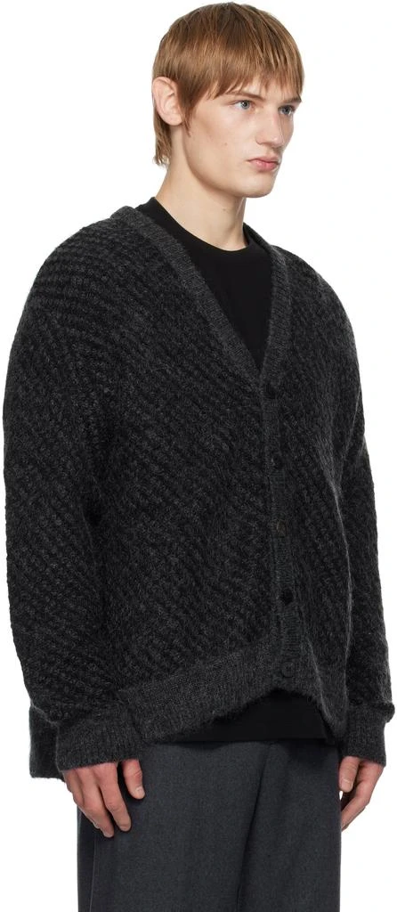 Wooyoungmi Gray Mohair Cardigan 2