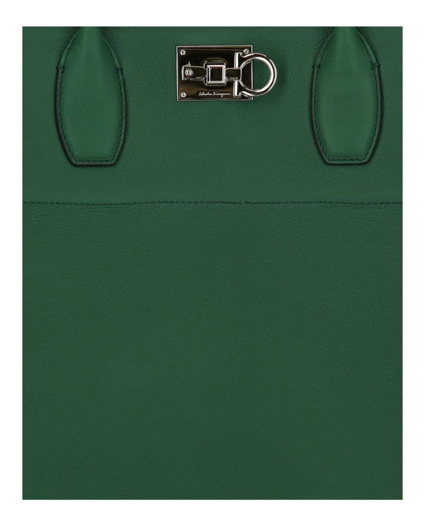 Salvatore Ferragamo The Studio Large  Leather Tote 3