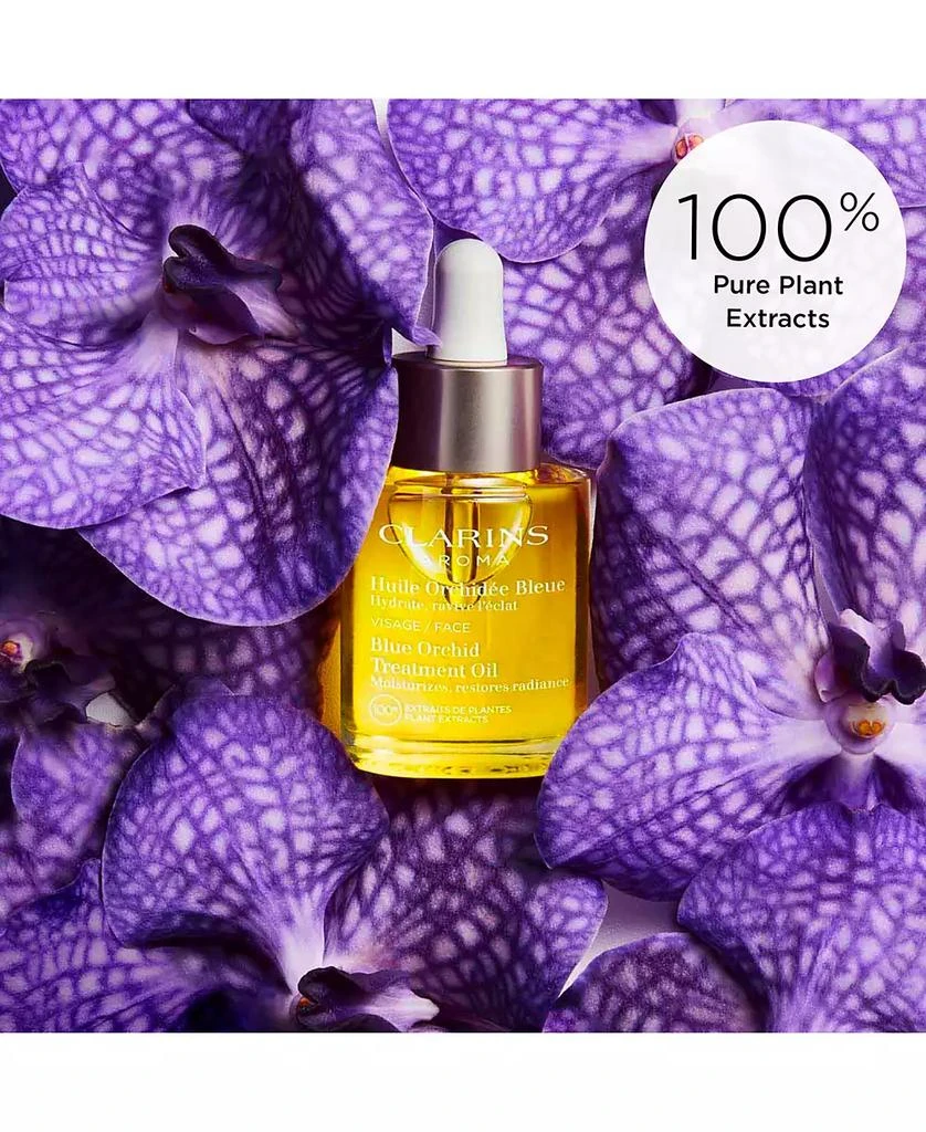Clarins Blue Orchid Radiance & Hydrating Face Treatment Oil 5