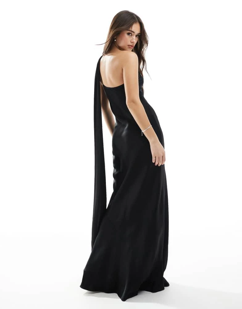 princess polly baby blue dress Maids To Measure Maids to Measure Bridesmaid one shoulder scarf maxi dress  in black - Dresses & Skirts - Free Shipping