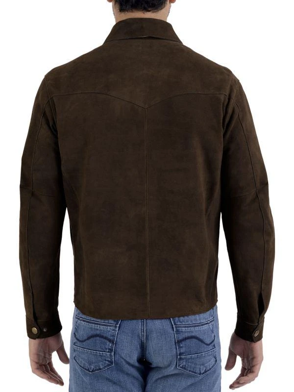 Frye Goat Suede Trucker Jacket 2
