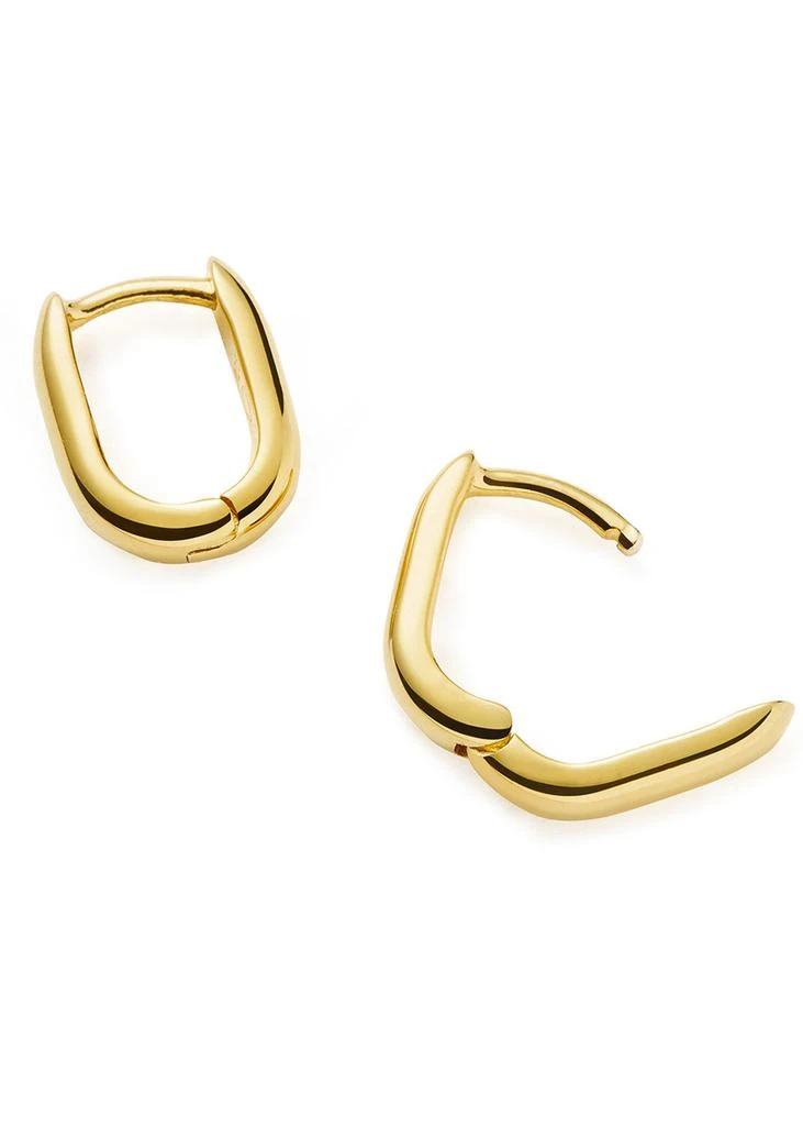 Missoma Classic Ovate 18kt gold vermeil hoop earrings 4