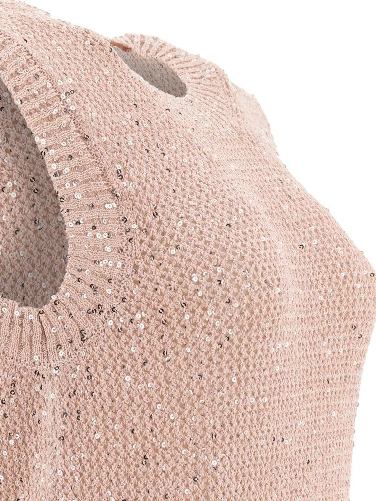 Golden Goose Golden Goose Knit Top With Sequins 4