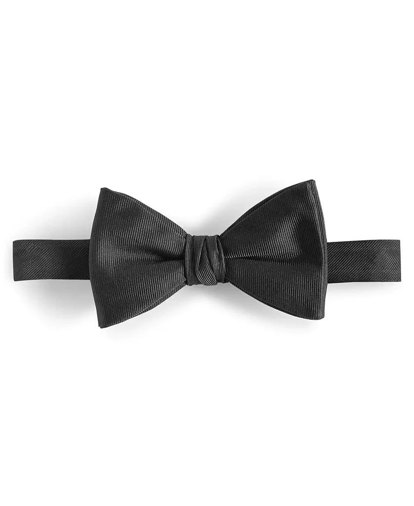 Hugo Boss Men's Ribbed Silk Pre-Tied Bow Tie 1